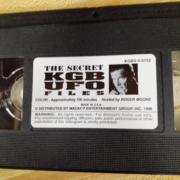 The Secret KGB UFO Files VHS ( Hosted By Roger Moore ) Alien Scifi Vintage 90s - Picture 6 of 6